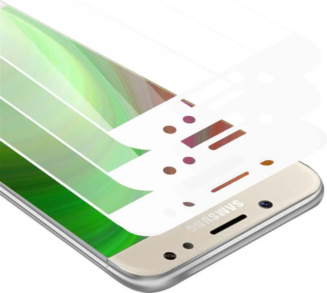 Cadorabo 3x Screenprotector geschikt voor Samsung Galaxy J5 2017 Volledig scherm
