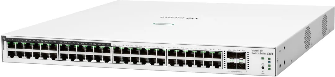 HP HPE JL815A#ABB Switch - 48x Ethernet 104Gbps - 4x SFP - 370W PoE - Wit