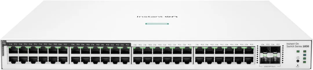 HP HPE JL815A#ABB Switch - 48x Ethernet 104Gbps - 4x SFP - 370W PoE - Wit