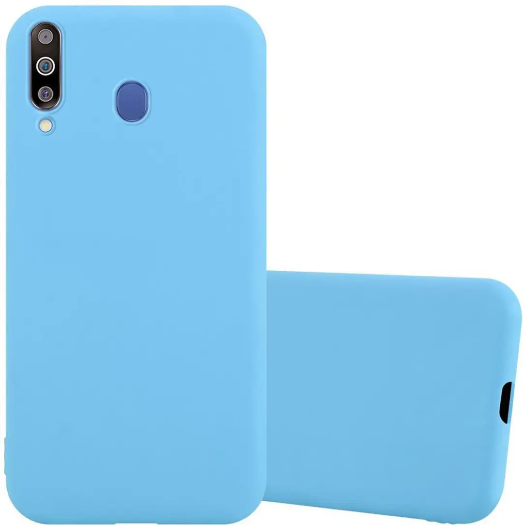 Cadorabo Hoesje geschikt voor Samsung Galaxy M30 / A40s in CANDY BLAUW