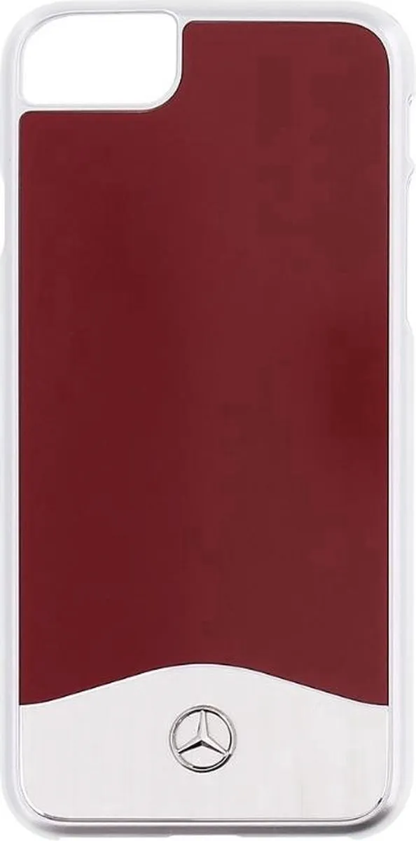 Mercedes-Benz Aluminium Back Case iPhone 7/8/SE Rood
