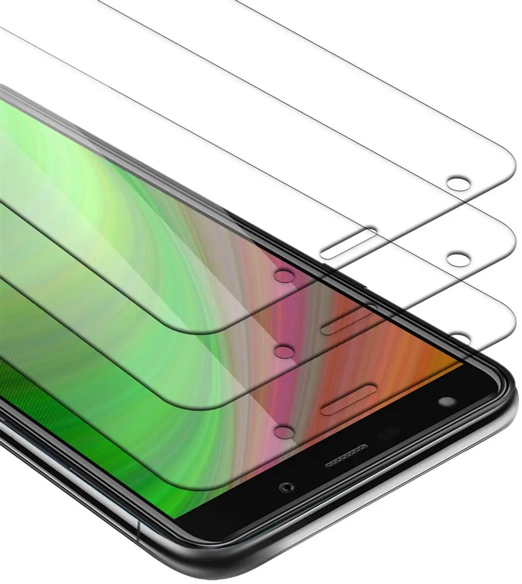 Cadorabo 3x Screenprotector geschikt voor WIKO Y61