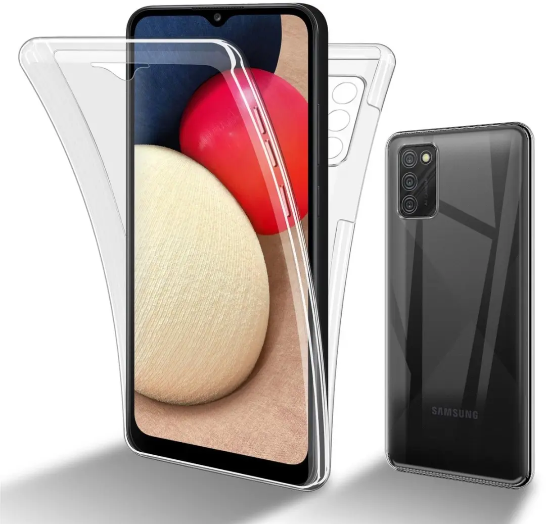 Cadorabo Hoesje geschikt voor Samsung Galaxy A02s in TRANSPARANT