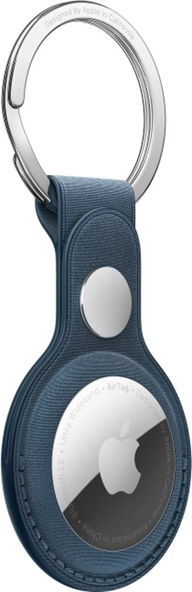 Apple FineWoven Sleutelhanger - AirTag - Pacific Blue