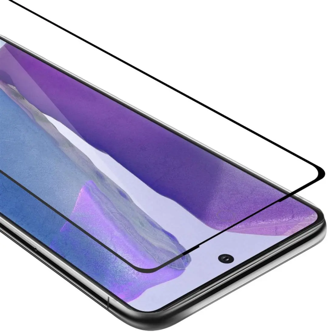 Cadorabo Screenprotector geschikt voor Samsung Galaxy NOTE 20 Volledig scherm pa