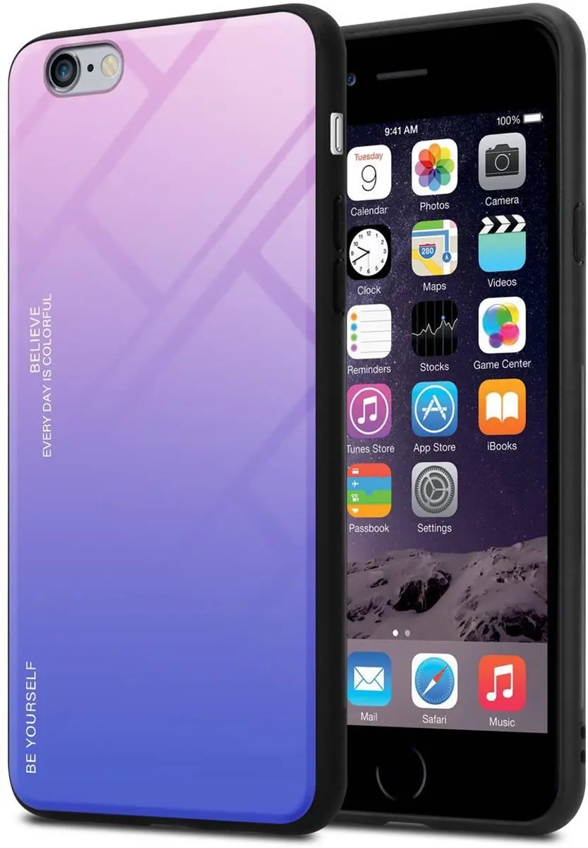 Cadorabo Hoesje geschikt voor Apple iPhone 6 PLUS / 6S PLUS in ROZE