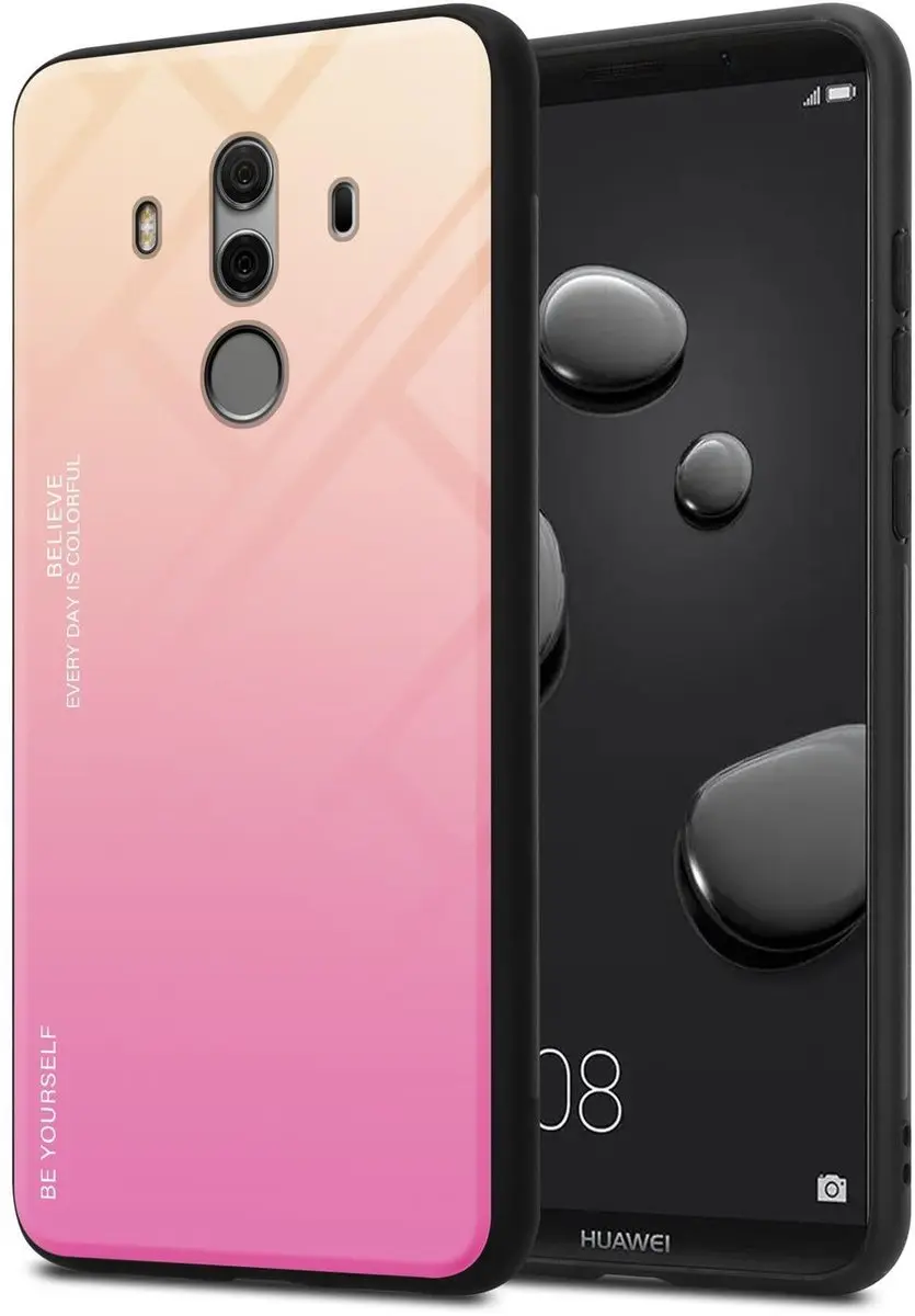 Cadorabo Hoesje geschikt voor Huawei MATE 10 PRO in GEEL