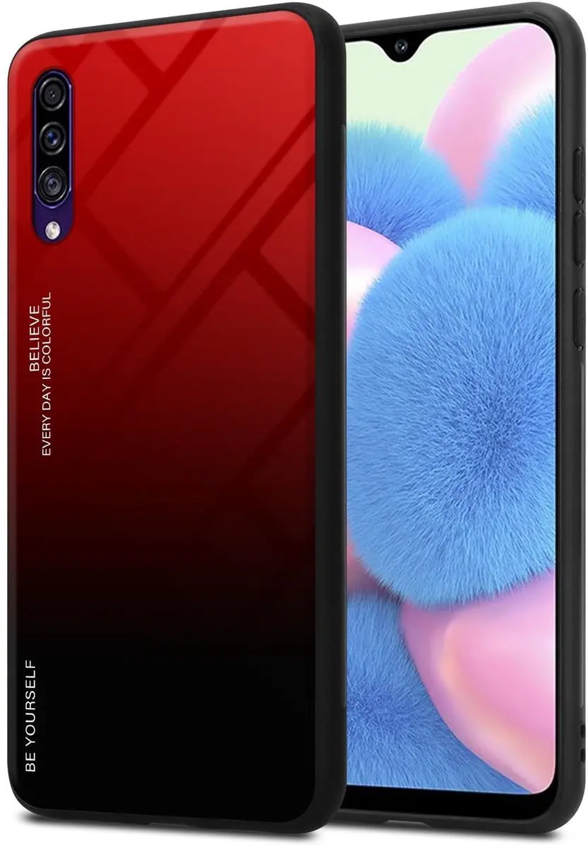 Cadorabo Hoesje geschikt voor Samsung Galaxy A50 4G / A50s / A30s in ROOD