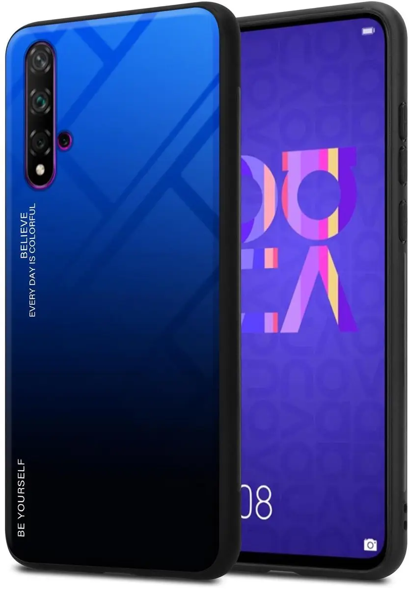 Cadorabo Hoesje geschikt voor Honor 20 / 20S / Huawei NOVA 5T in BLAUW