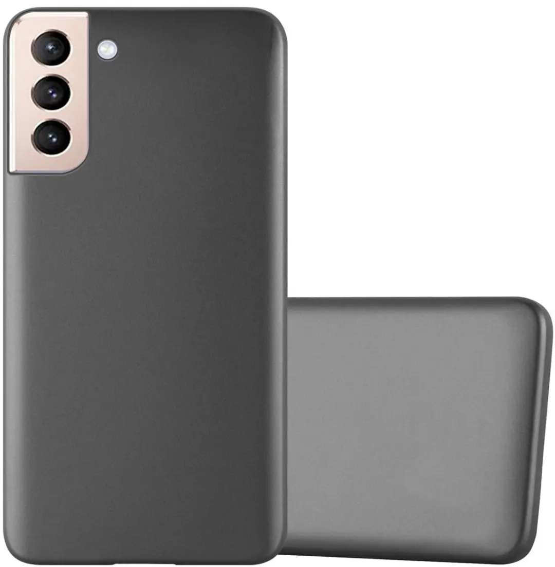 Cadorabo Hoesje geschikt voor Samsung Galaxy S21 PLUS in METALLIC GRIJS