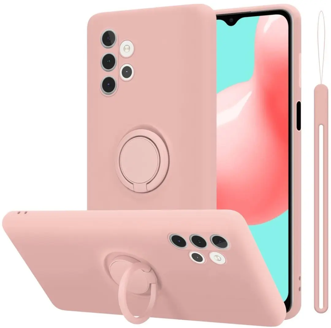 Cadorabo Hoesje geschikt voor Samsung Galaxy A32 4G in LIQUID ROZE