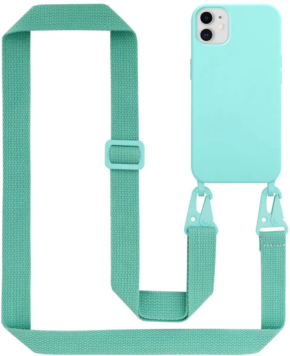 Cadorabo Mobiele telefoon ketting geschikt voor Apple iPhone 11 in LIQUID TURKOO