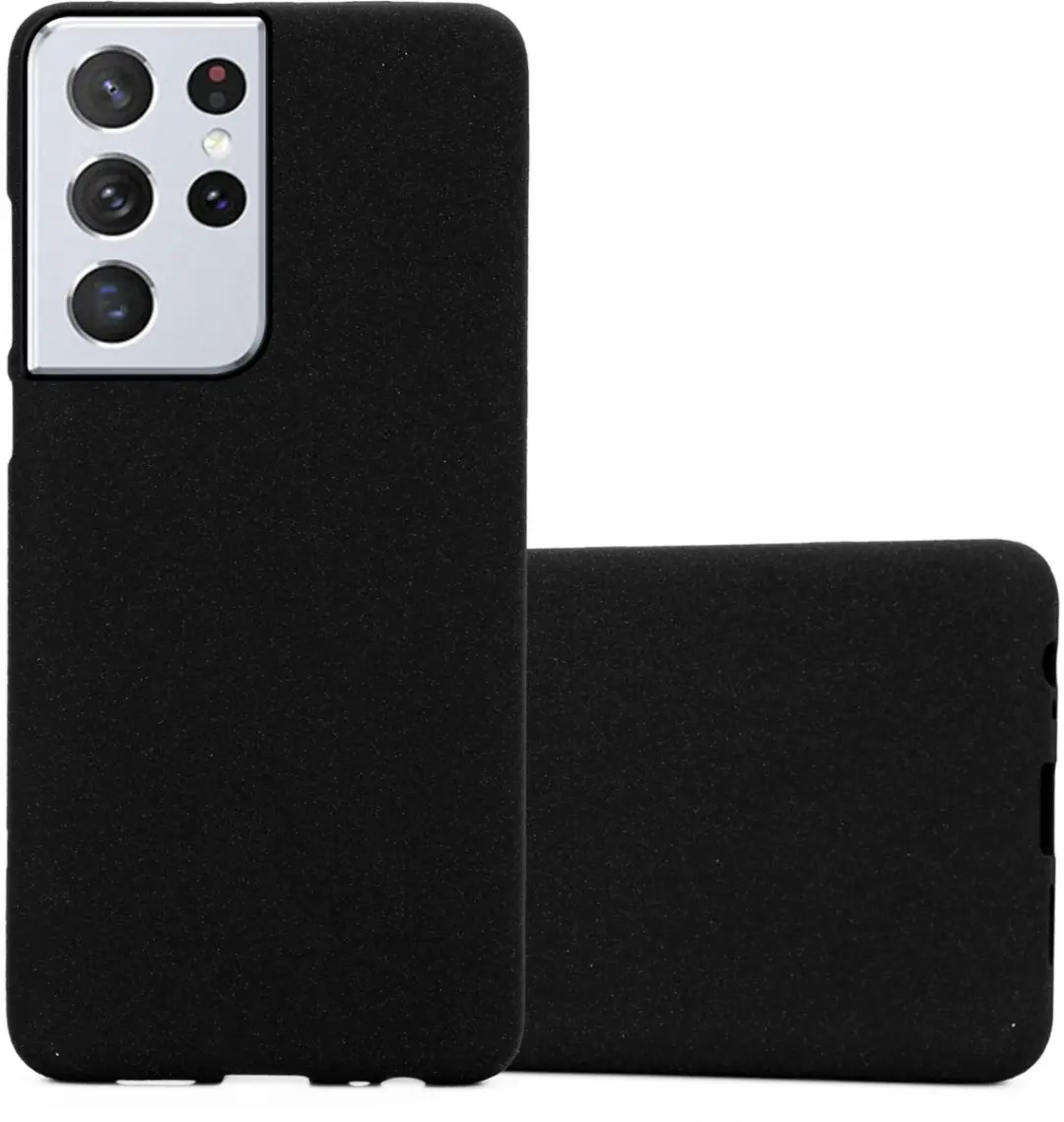 Cadorabo Hoesje geschikt voor Samsung Galaxy S22 ULTRA in FROST ZWART