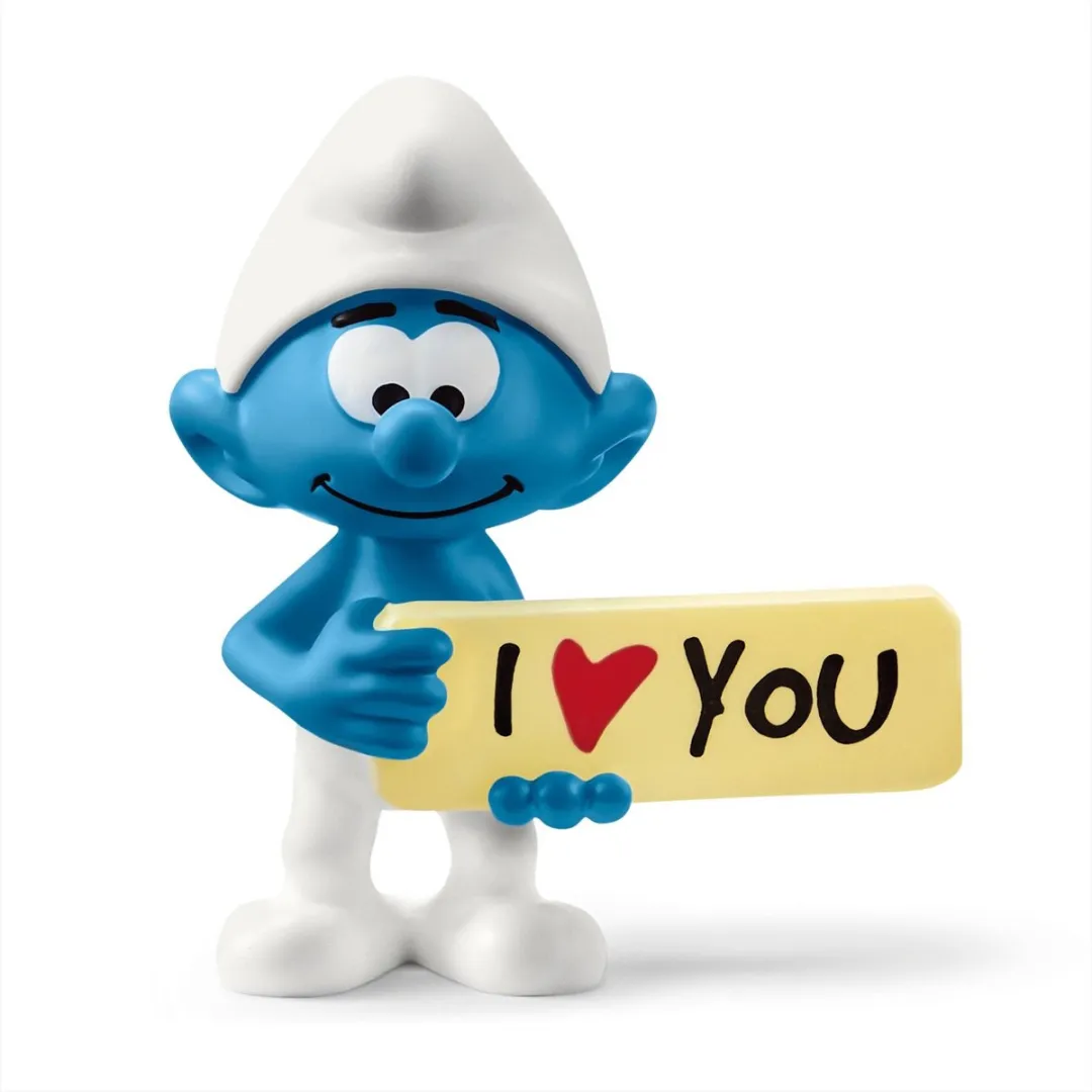 schleich de Smurfen - Smurf met ik hou van jou - 20823