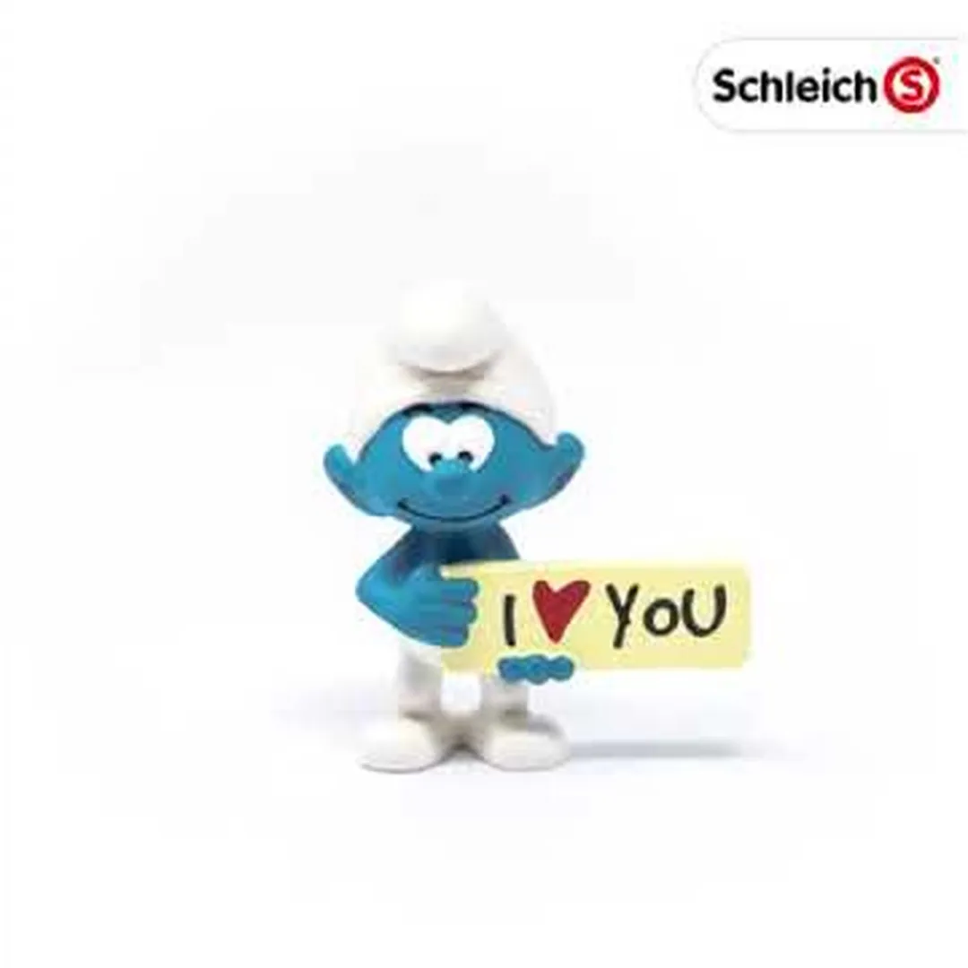 schleich de Smurfen - Smurf met ik hou van jou - 20823