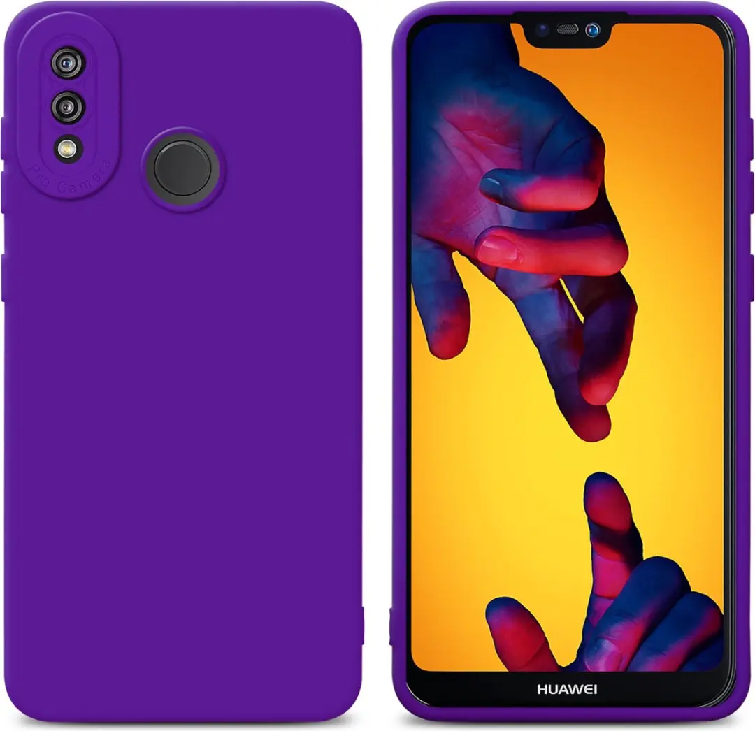 Cadorabo Hoesje geschikt voor Huawei P20 LITE 2018 / NOVA 3E in FLUID DONKER PAA