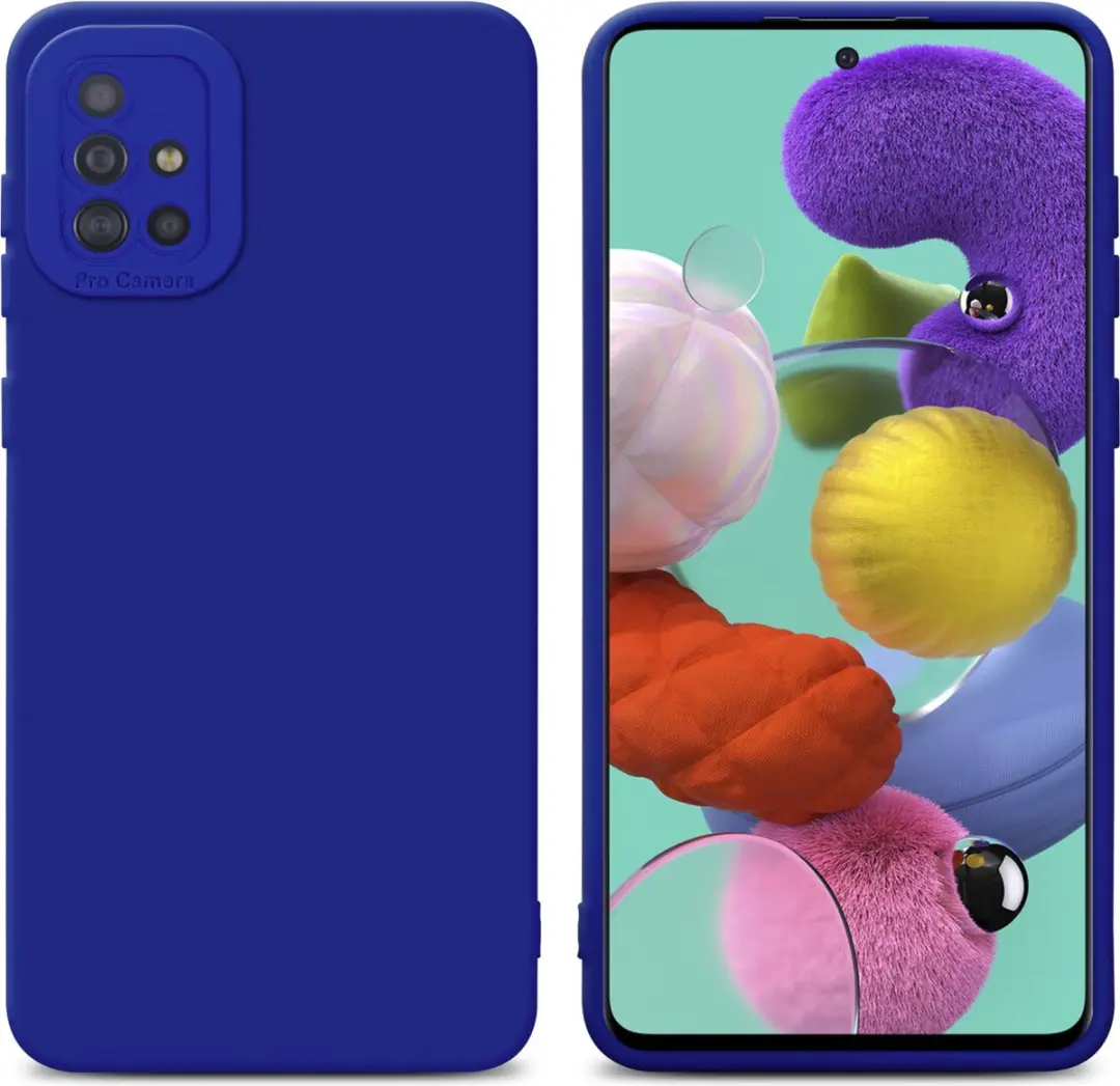 Cadorabo Hoesje geschikt voor Samsung Galaxy A51 4G / M40s in FLUID BLAUW