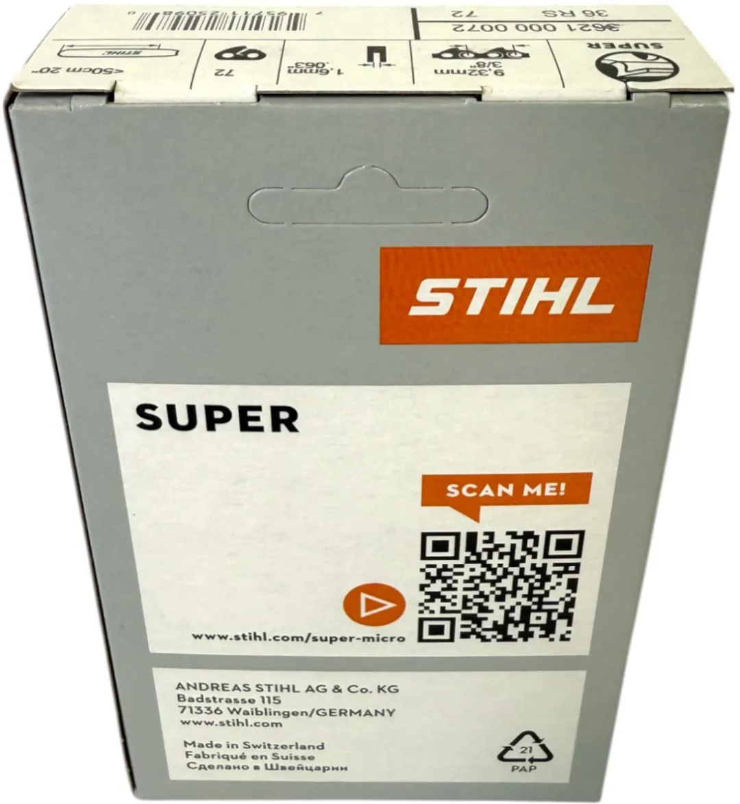 Stihl 3/8" RS3 Zaagketting 50cm - 5 Stuks