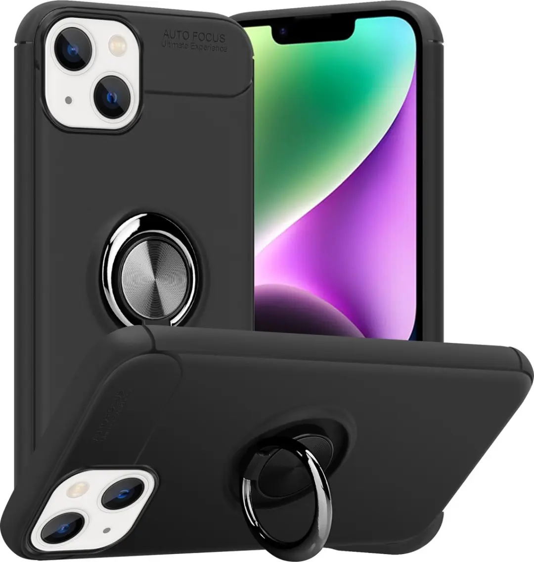 Cadorabo Hoesje geschikt voor Apple iPhone 14 PLUS in ZWART