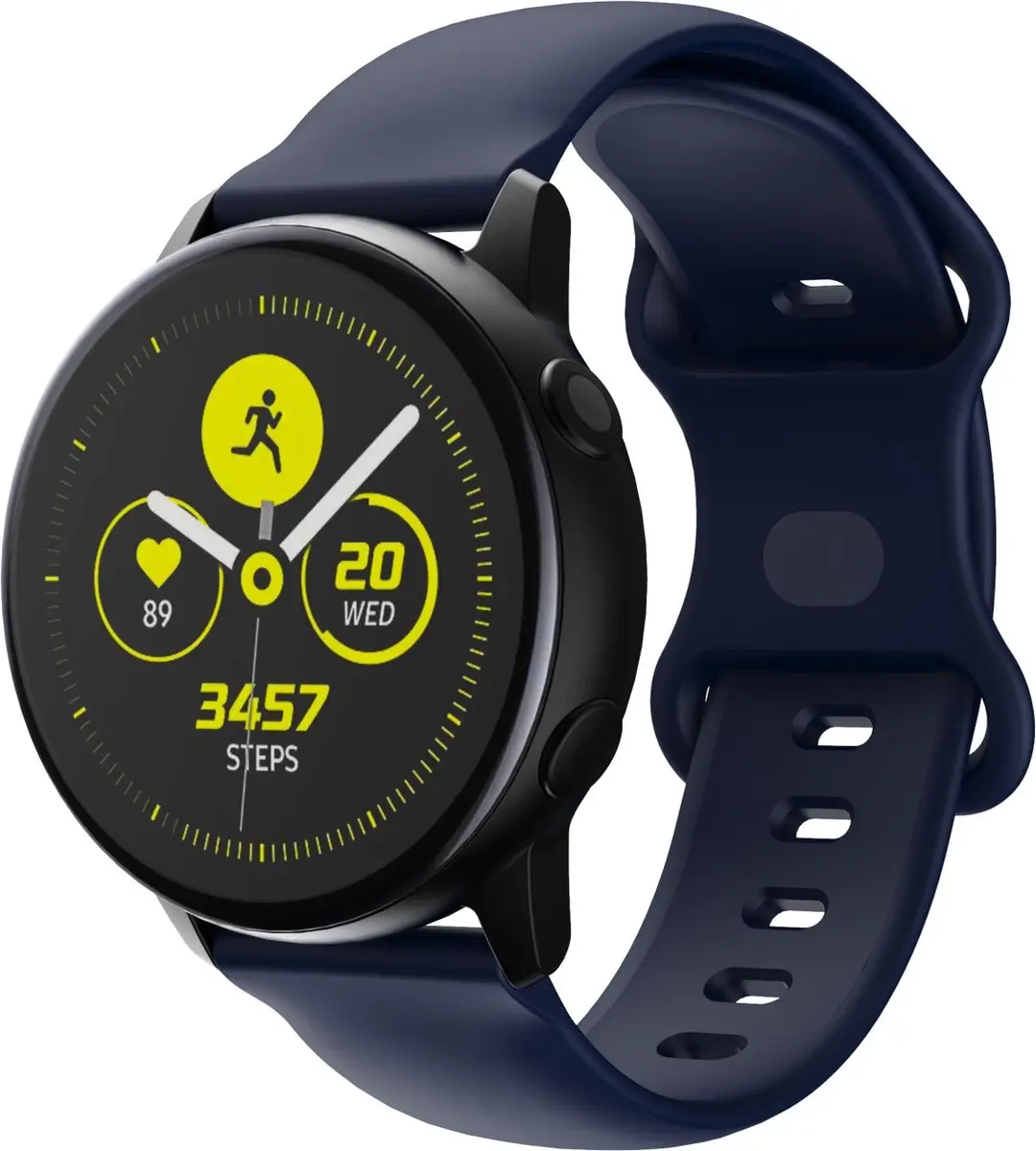 Cadorabo Silicone bandje 20mm geschikt voor Samsung Galaxy Watch 42mm / 3 / 4 /