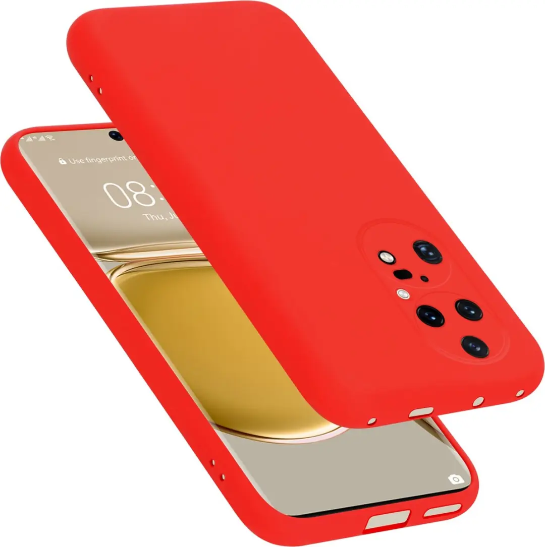 Cadorabo Hoesje geschikt voor Huawei P50 PRO in LIQUID ROOD