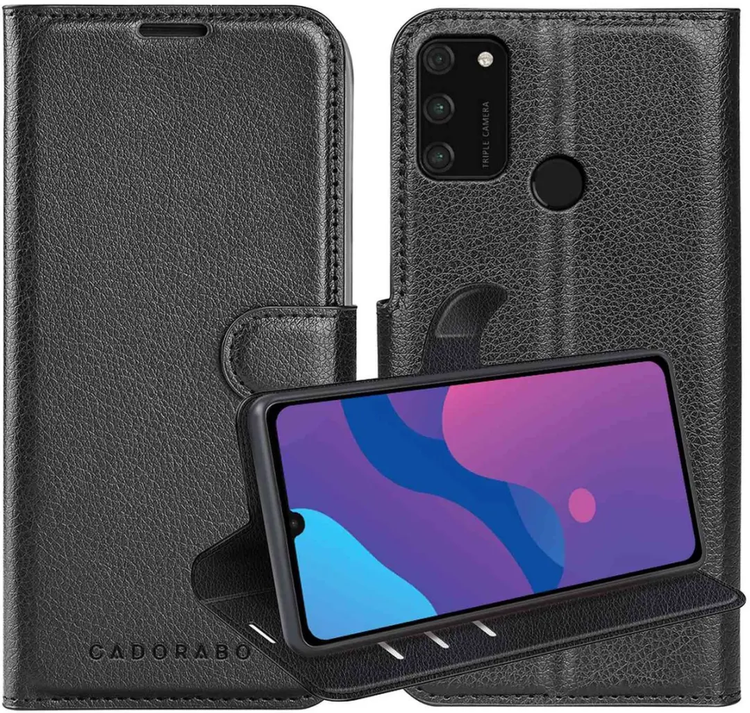 Cadorabo Hoesje geschikt voor Honor 9A in PHANTOM ZWART