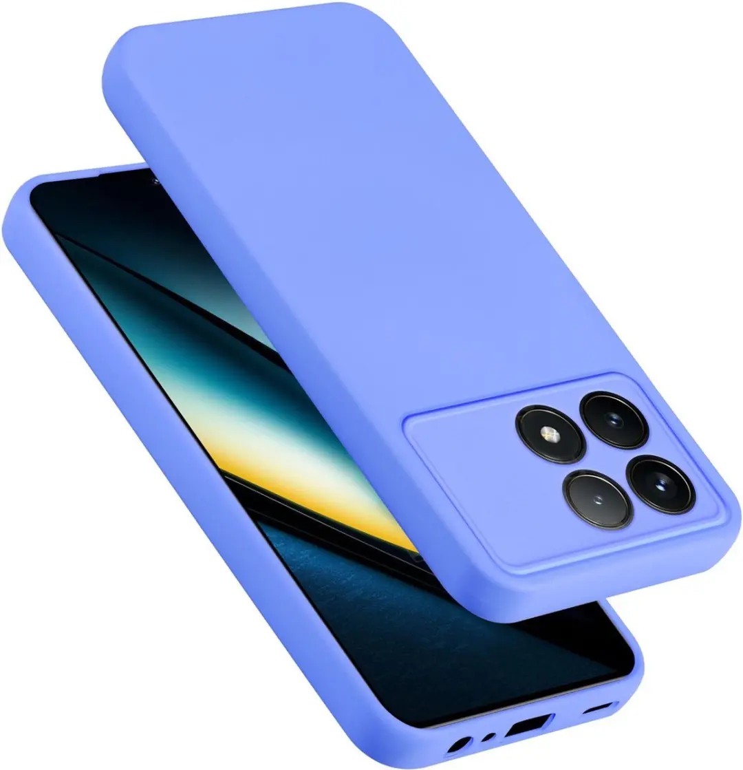 Cadorabo Hoesje geschikt voor Xiaomi Poco F6 Pro in LIQUID LICHT PAARS