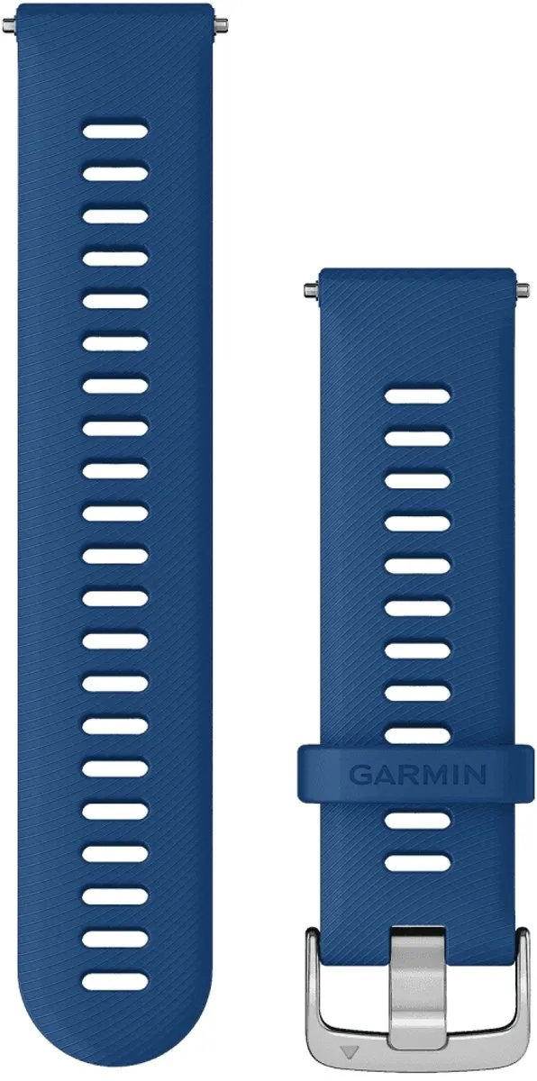 Garmin Siliconen bandje - Garmin 22 mm aansluiting - Tidal Blue