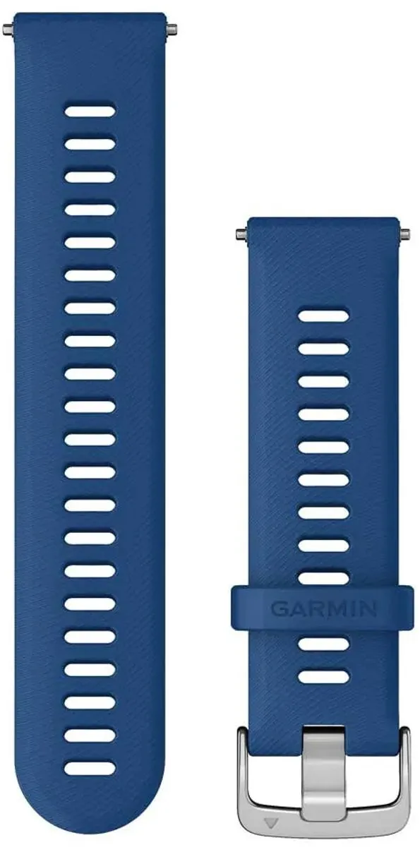 Garmin Siliconen bandje - Garmin 22 mm aansluiting - Tidal Blue