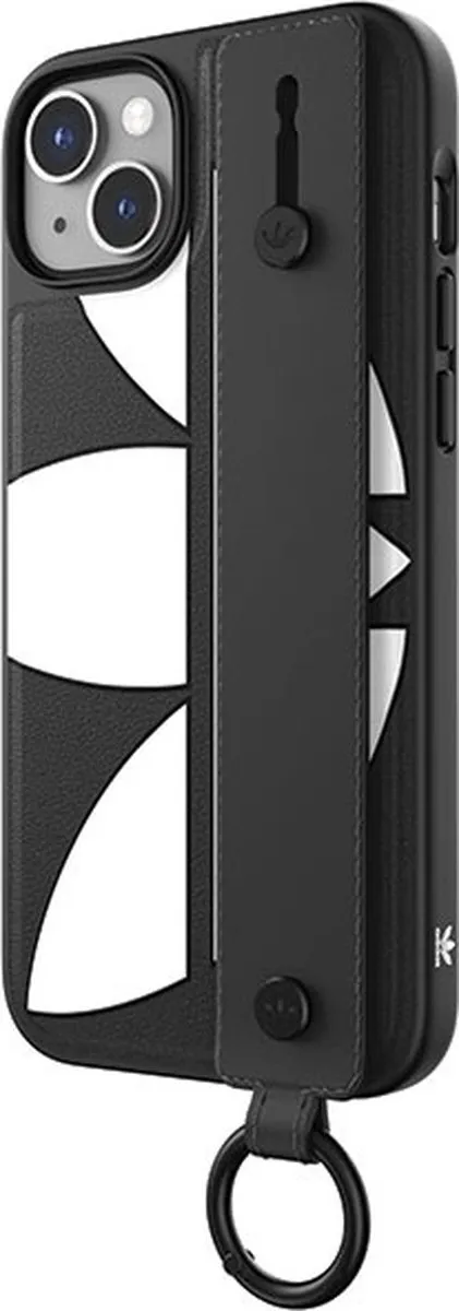 Adidas Hand Strap Back Case - iPhone 14 Plus - Zwart