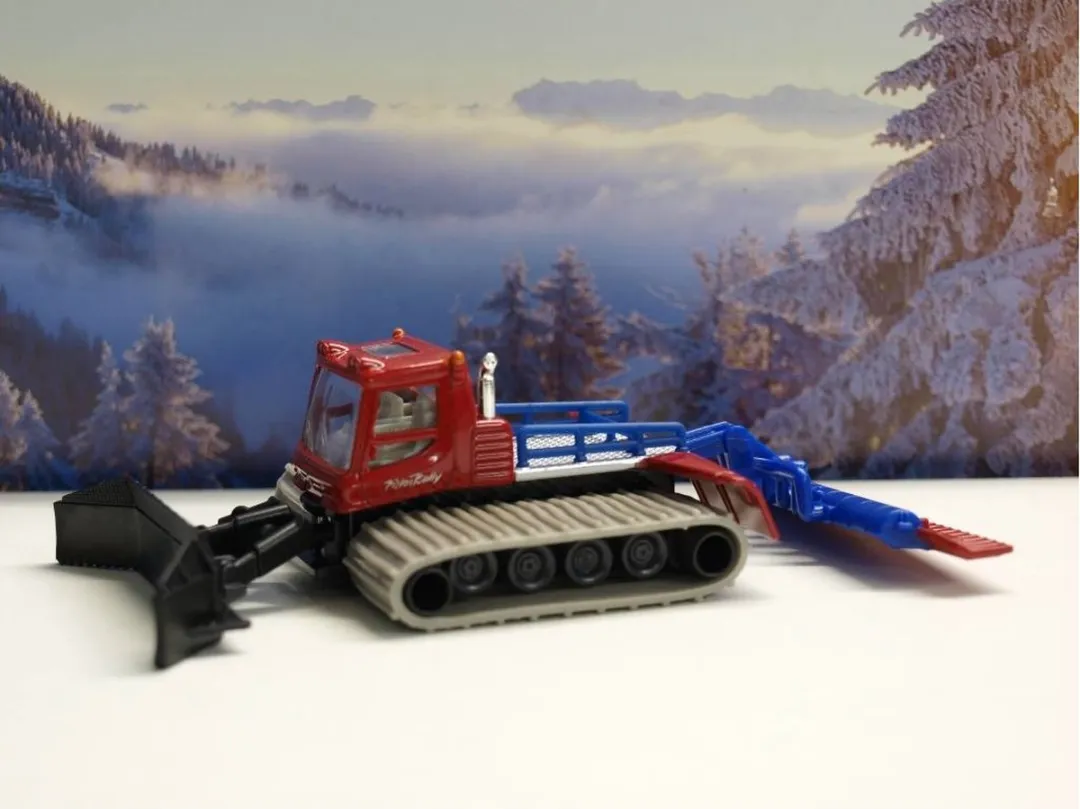 SIKU 1897 Pistenbully 1:87 Metaal - Rood/Blauw