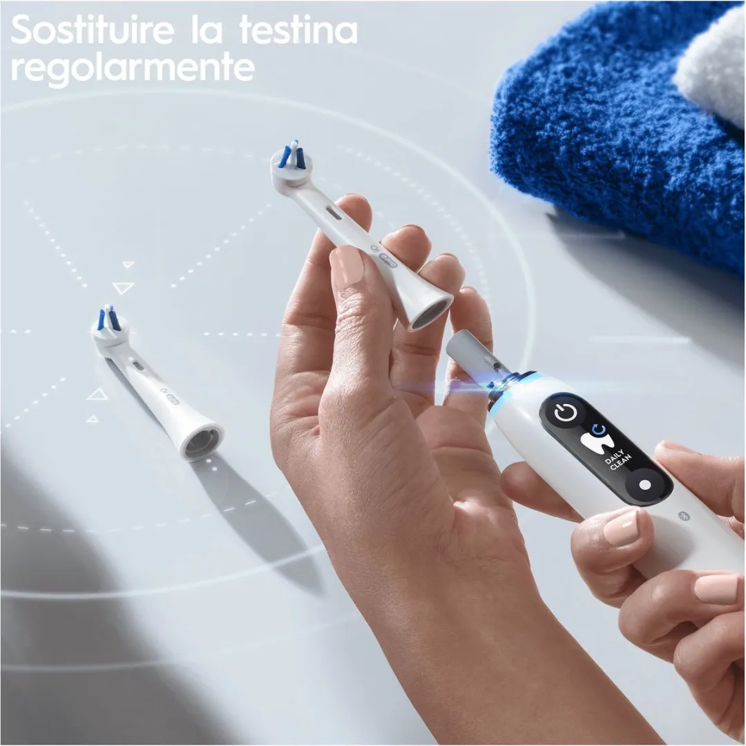 Oral-B iO Opzetborstels Blauw - 2 Stuks