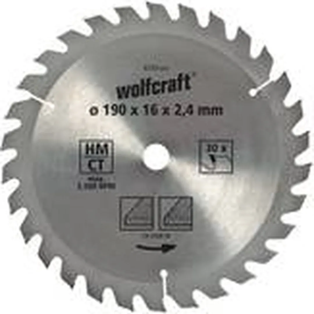 Wolfcraft Handcirkelzaagblad HM 6731000 - 140mm - 30 Tanden