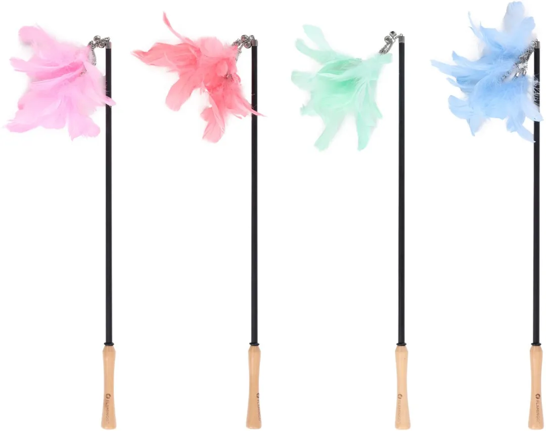 Flamingo Nimmy Hengel Kattenspeelgoed - 61-186cm Assorti
