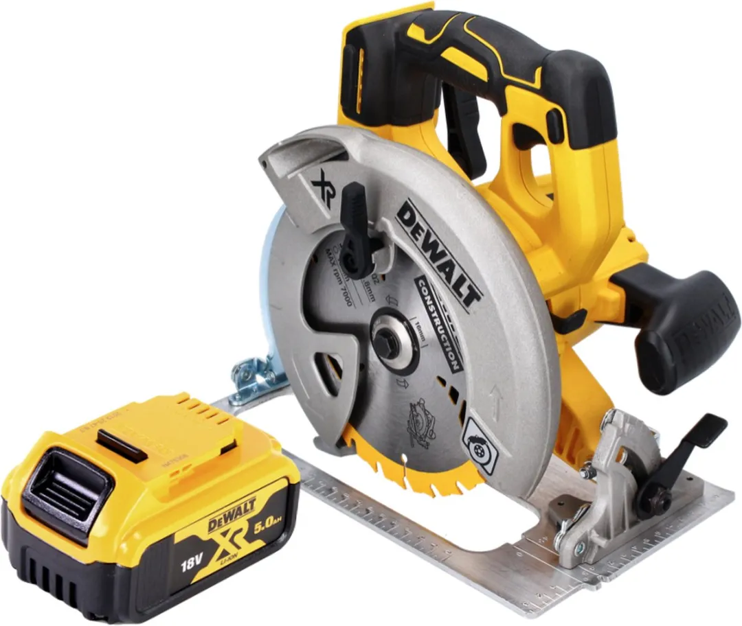 DeWalt DCS 570 Accucirkelzaag 18V 184mm - 5.0Ah - afbeelding 3 van 5
