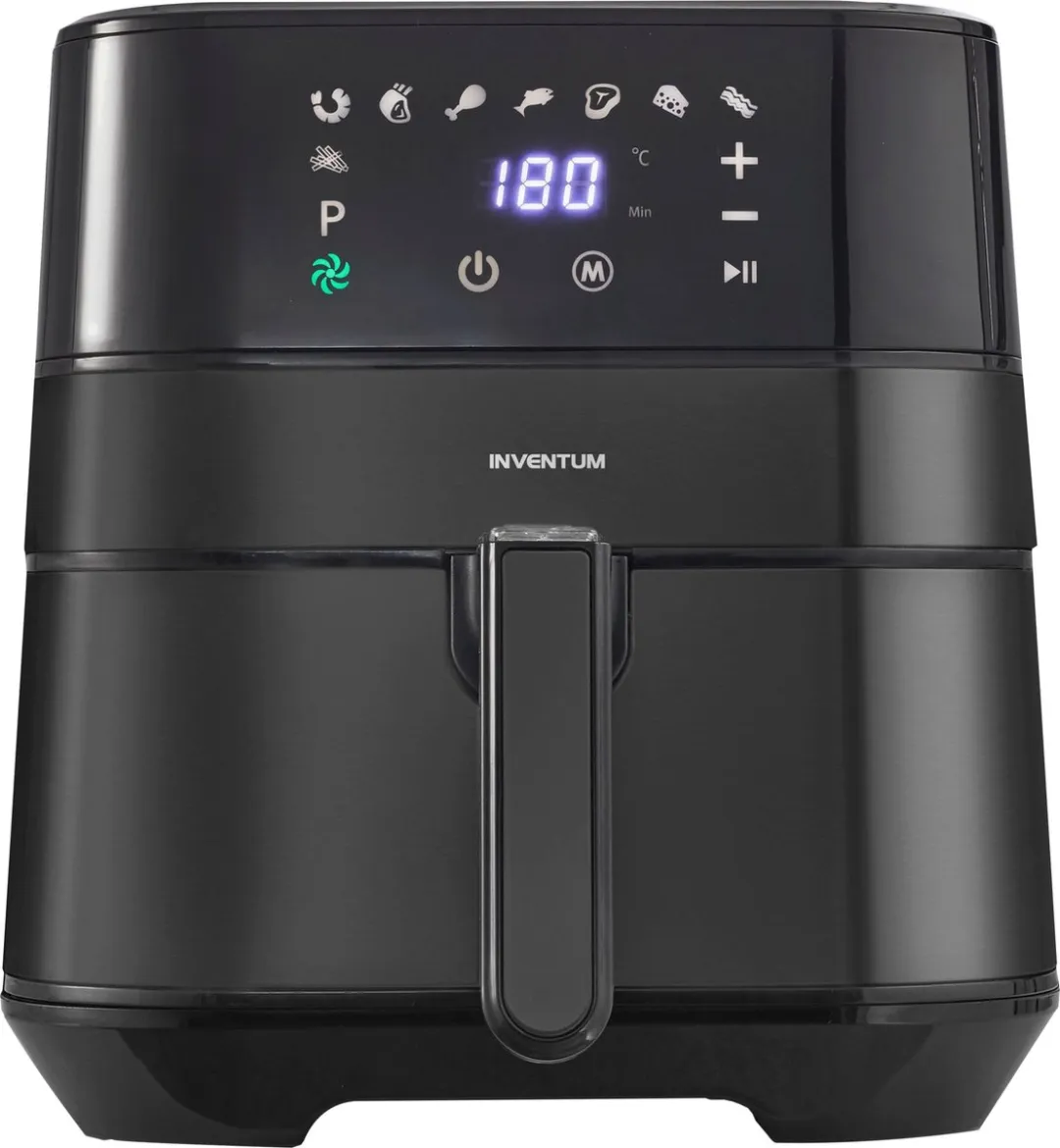 Inventum GF500HLDB Airfryer 1700W - 5L - Zwart
