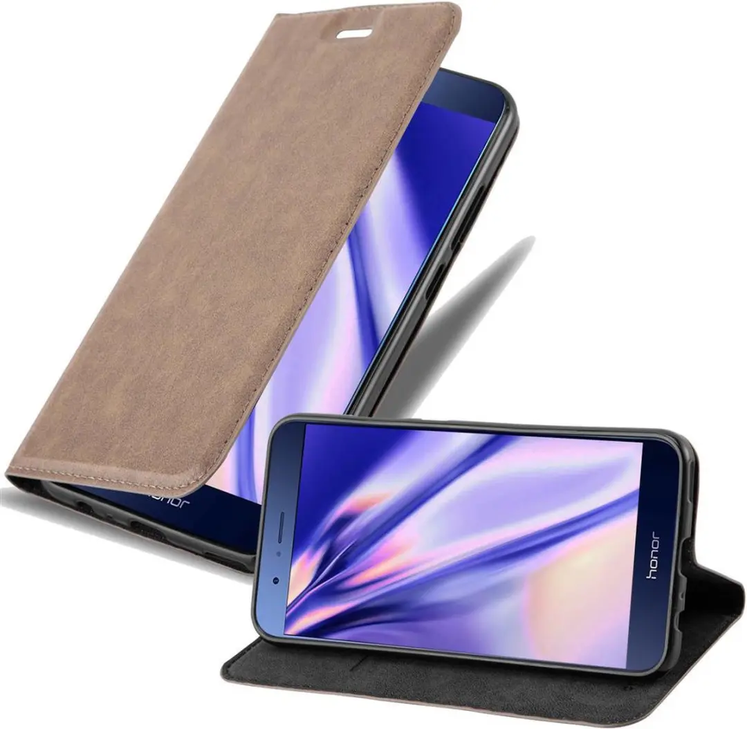 Cadorabo Hoesje geschikt voor Honor 8 PRO in KOFFIE BRUIN