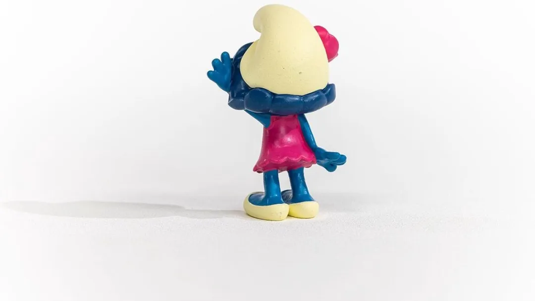 Schleich Smurfmeisje Blossom 20835 - Blauw