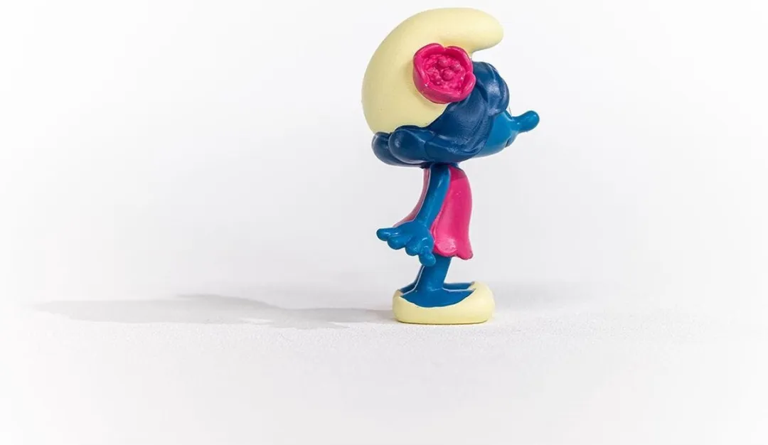 Schleich Smurfmeisje Blossom 20835 - Blauw