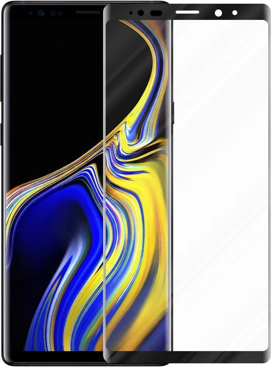 Cadorabo Volledig scherm pantserfolie geschikt voor Samsung Galaxy NOTE 9 in TRA
