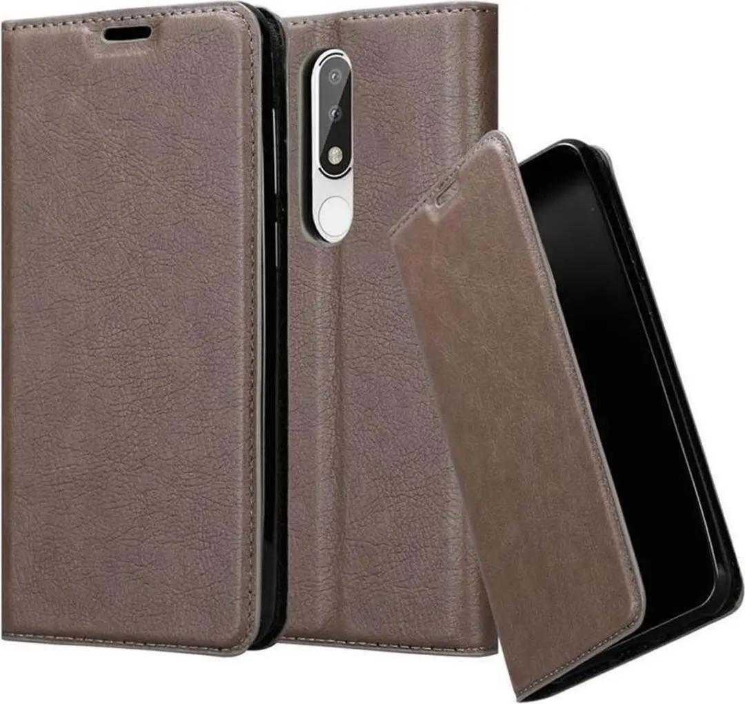 Cadorabo Hoesje geschikt voor Nokia 5.1 PLUS / X5 in KOFFIE BRUIN