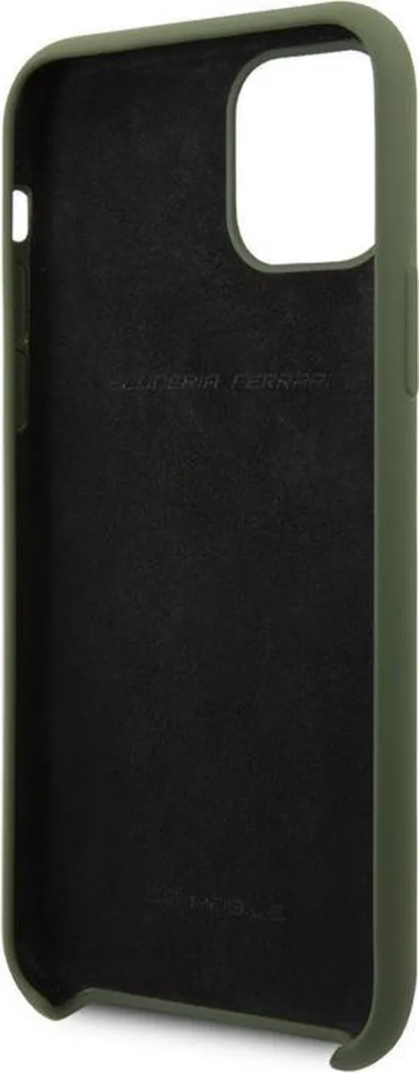 Ferrari SF Silicone Back Case - iPhone 11 Pro Max Groen