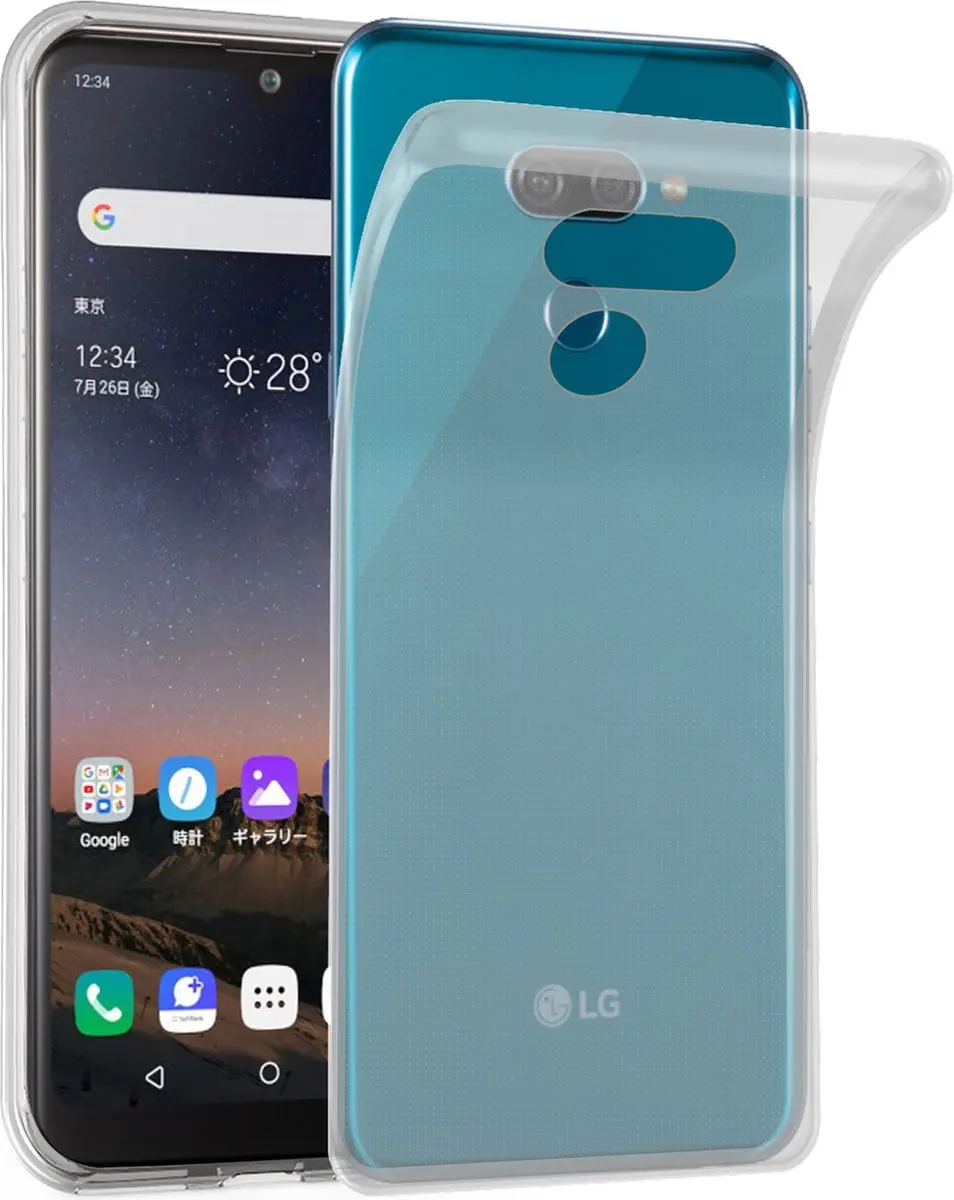 Cadorabo Hoesje geschikt voor LG K50 in VOLLEDIG TRANSPARANT