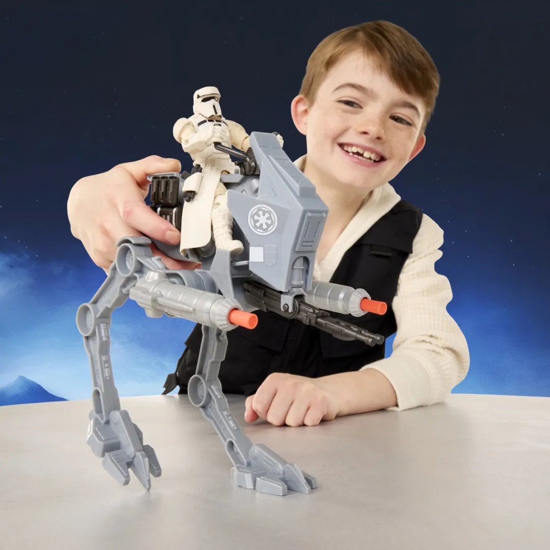 Star Wars ActionVerse AT-RT Driver Actiefiguur 11cm - Multicolor