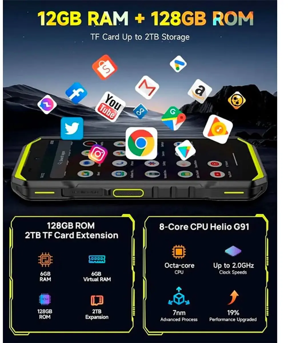 Ulefone ARMOR X32 Smartphone - 128GB - afbeelding 2 van 6
