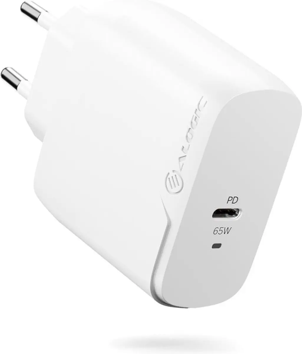 Alogic 1X65 WCG1X65-EU USB-C Snellader 65W - Wit - afbeelding 5 van 5