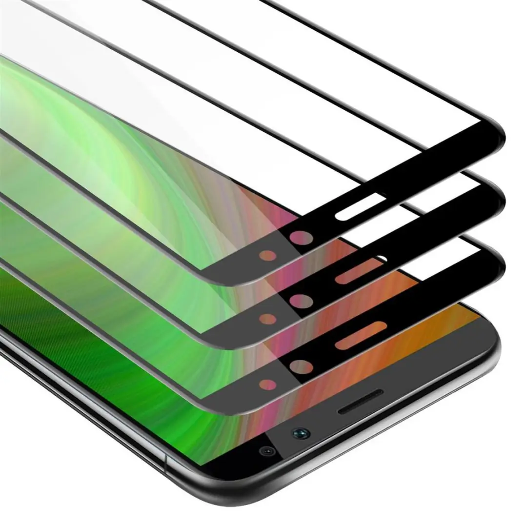 Cadorabo 3x Screenprotector geschikt voor Honor 10 LITE / Huawei P SMART 2019 Vo
