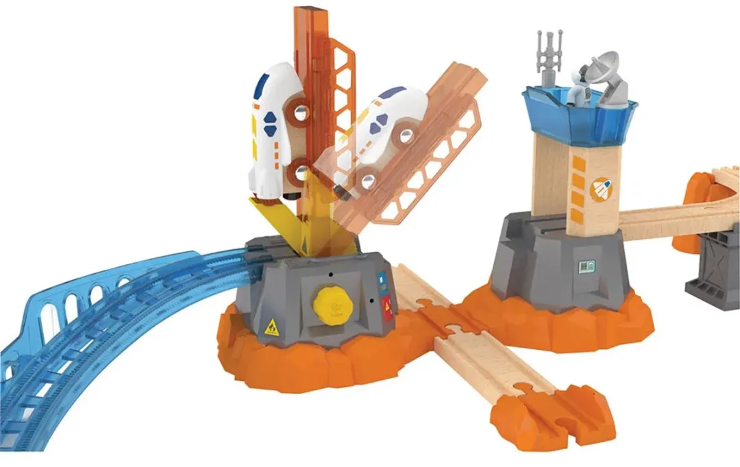 Hape Mars Lanceerrail Set E3798A - Multikleur