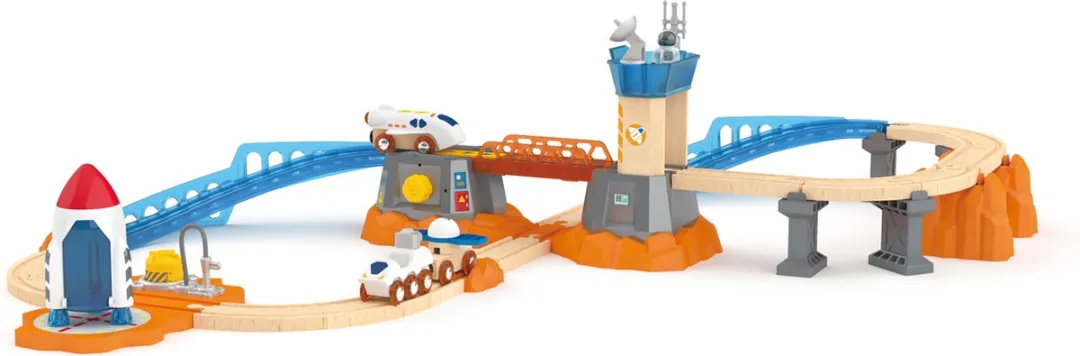 Hape Mars Lanceerrail Set E3798A - Multikleur - afbeelding 6 van 6