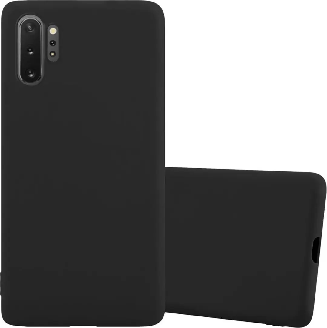 Cadorabo Hoesje geschikt voor Samsung Galaxy NOTE 10 PLUS in CANDY ZWART